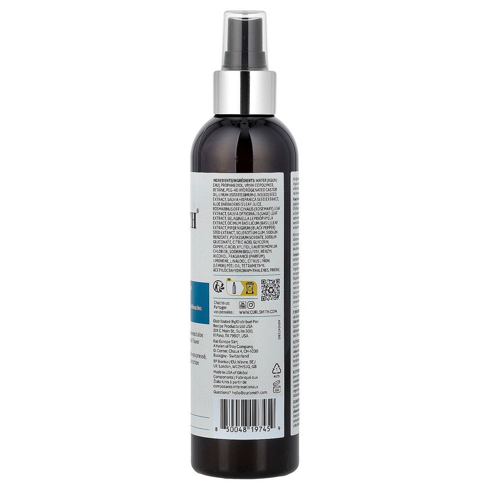 Curlsmith, Efforthless Waves, спрей для укладки волос, невидимая фиксация, для вьющихся волос, 237 мл (8 жидк. унций)