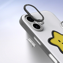 Чехол белого цвета (Star Edition) для iPhone 17, серия Luvy Series Case (со съемным ремешком) от Dux Ducis