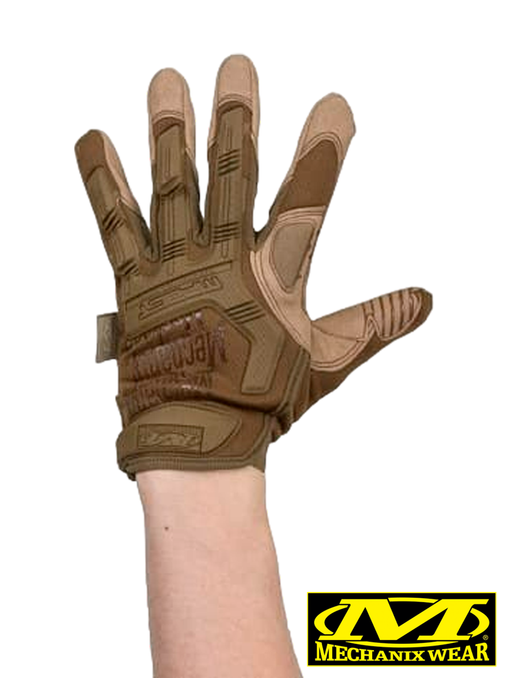 Перчатки полнопалые Mechanix M-Pact (реплика). Койот