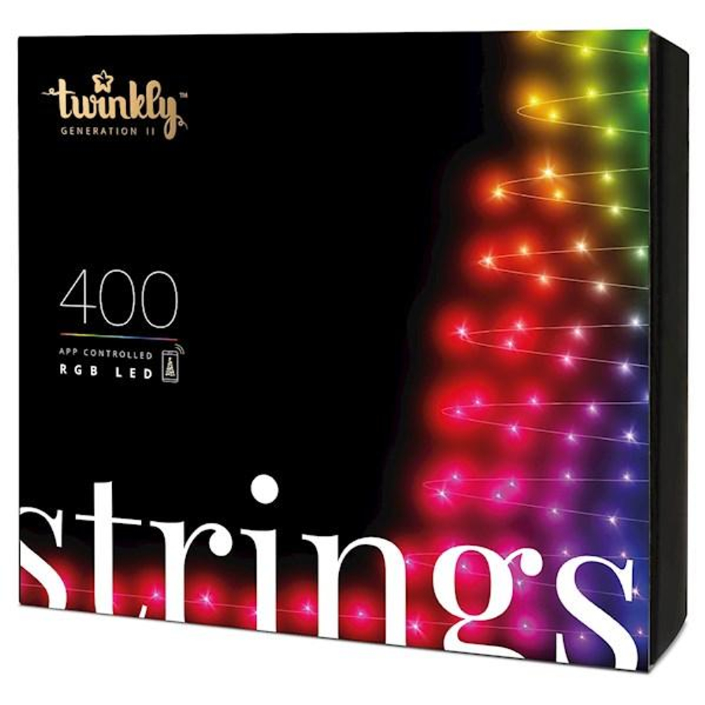 Умная гирлянда «Нити» Twinkly Strings, RGB (32 м, 400 светодиодов) Generation II