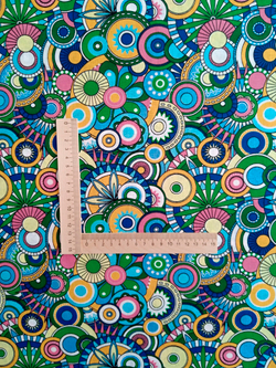 Ткань бязь плательная, рис. "Калейдоскоп", ширина 150 см, арт. 351