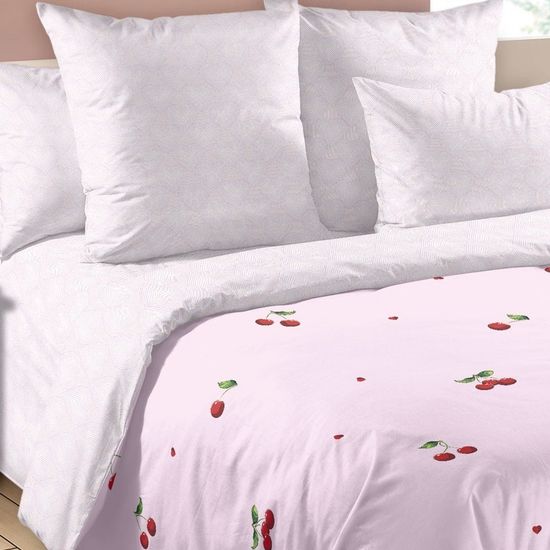 Двуспальный комплект постельного белья Вишенка перкаль