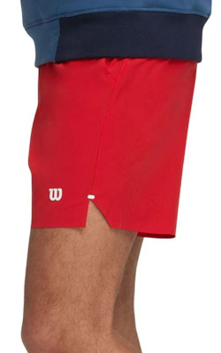 Мужские теннисные шорты Wilson Tournament V2 7" Unlined - красный