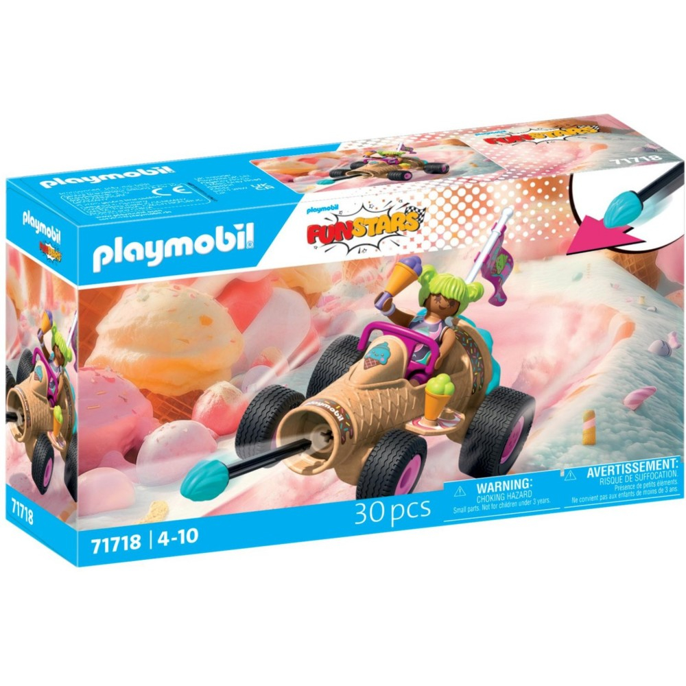 Playmobil - Funstars Racing: Го-карт Ледяная горка 71718