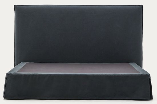 Кровать Jaira La Forma антрацитово-серого цвета 180 x 200