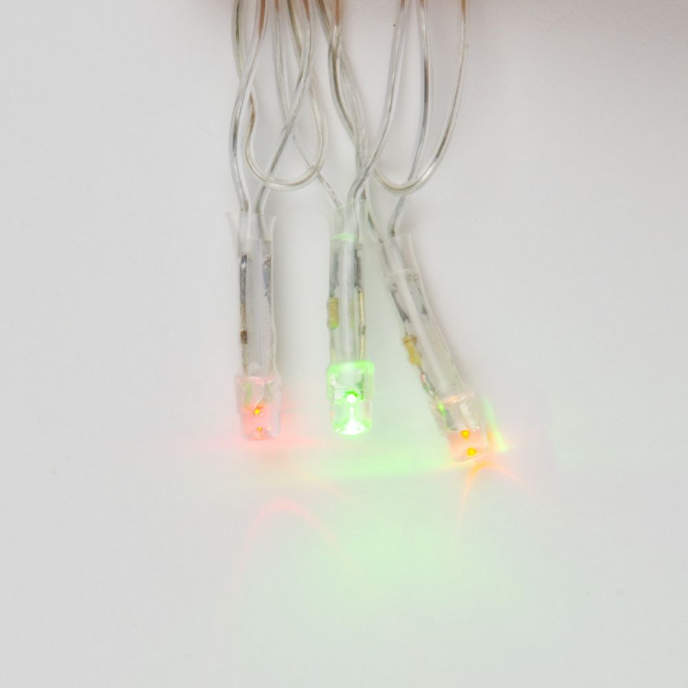 ULD-S0250-020-STA MULTI IP20 Гирлянда светодиодная. 2.5м. 20 светодиодов. Разноцветный свет. Провод прозрачный. ТМ Uniel