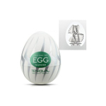 Супер эластичный мастурбатор в виде яйца THUNDER (Цвет: белый)