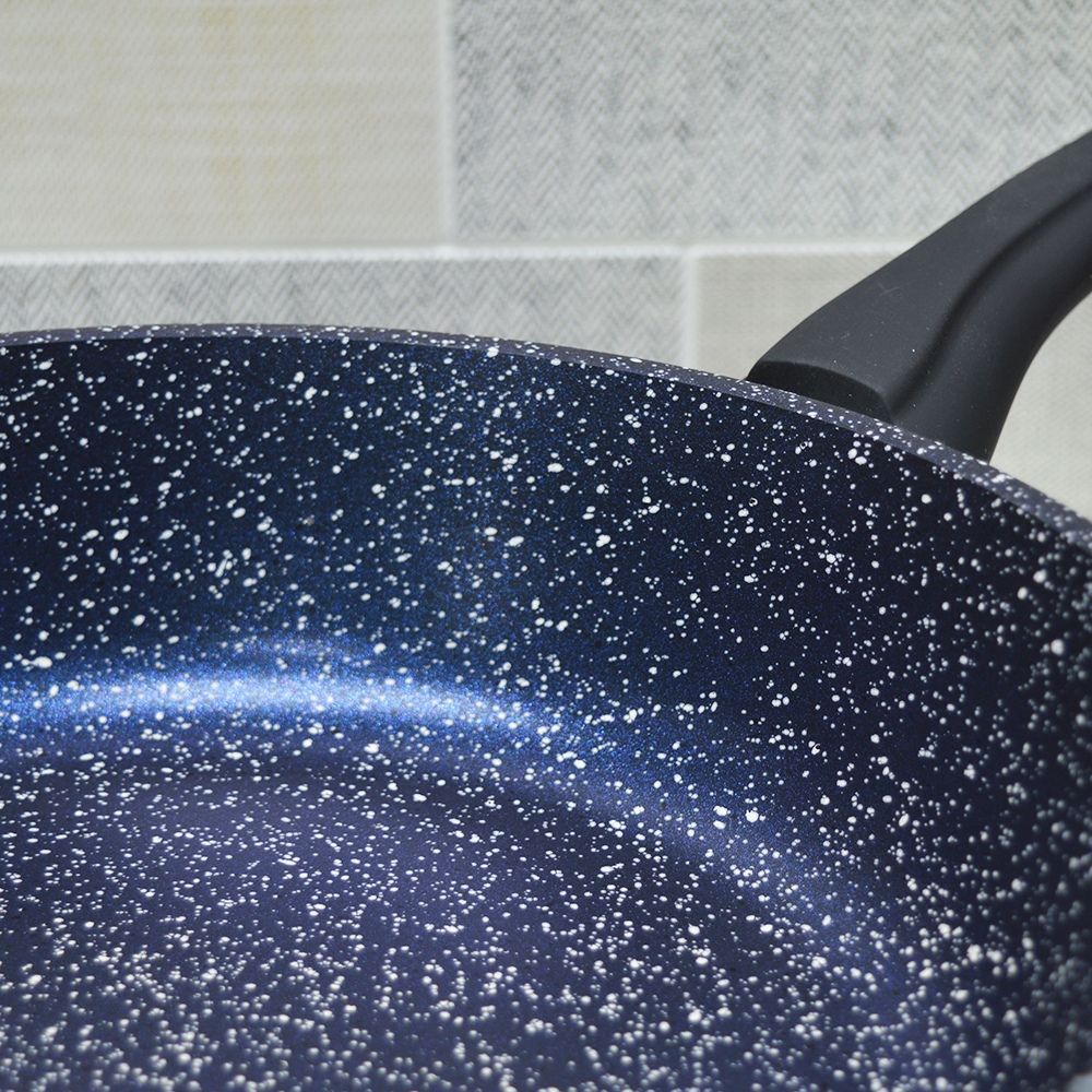 Сковорода 28см Сияние Blue с несъемной ручкой, с2851Bl