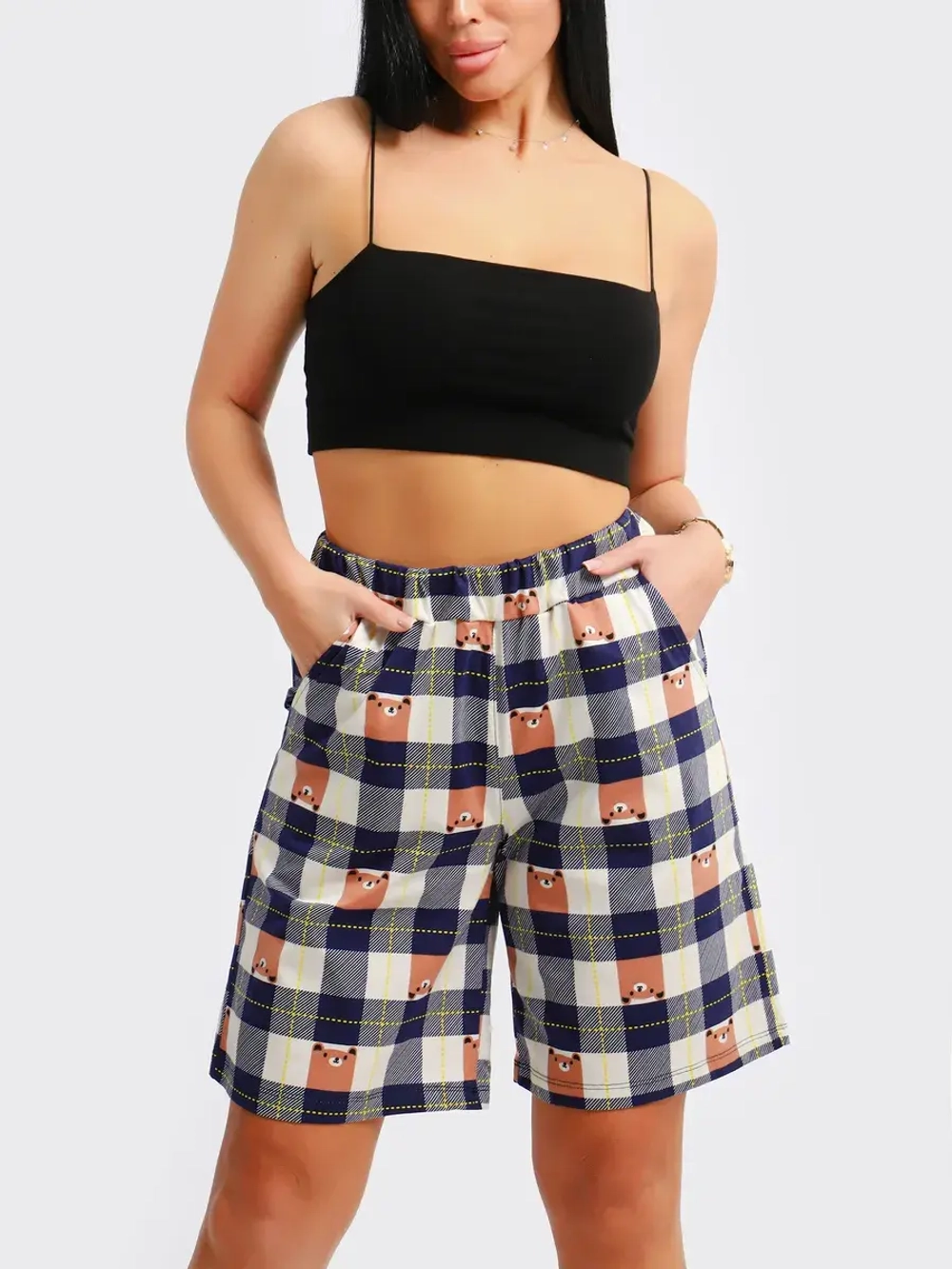 Шорты женские большие размеры