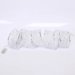 Гирлянда для дома ЛЕНТА ДЕКОРАТИВНАЯ «Волшебство» 2,0 м, 6 см, 20 ламп LED (на батарейках), Серебро (подсветка белый)