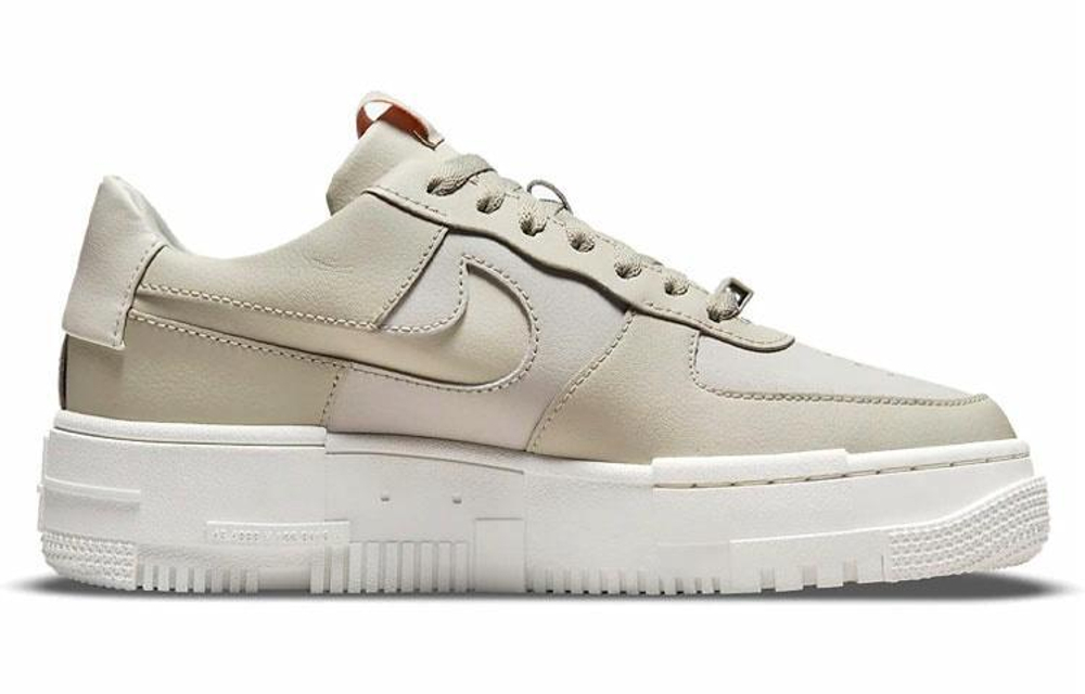 Кроссовки Nike Air Force 1 Low Pixel "Light Stone" (Женская размерная сетка)