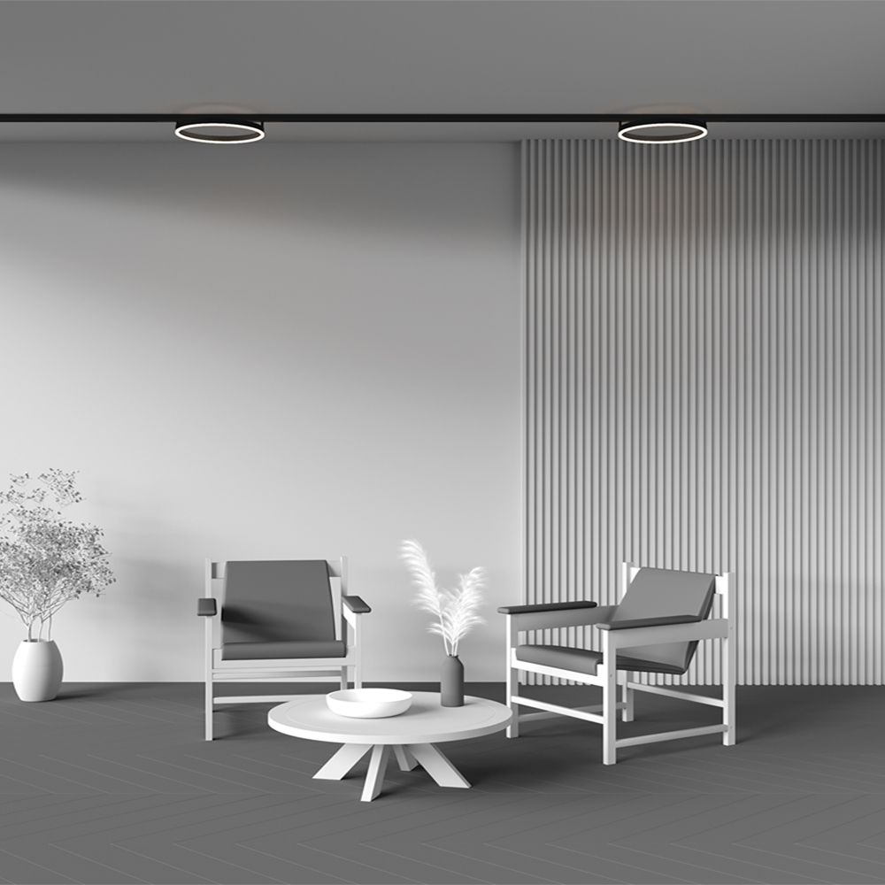 Трековый магнитный светодиодный светильник Maytoni Exility   TR227-2-24W3K-B