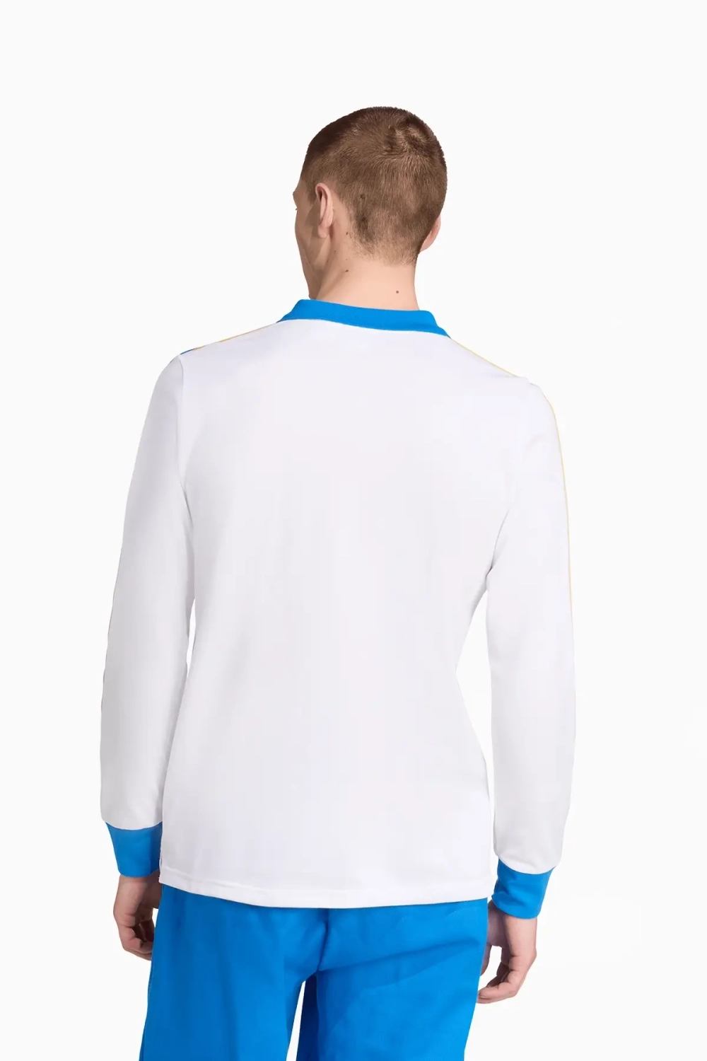 Футболка adidas Real Madrid 25/26 Terrace Icons LS Polo - белый