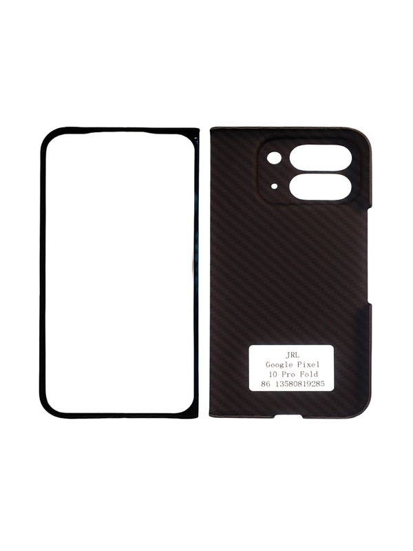Карбоновый чехол для Google Pixel 10 Pro Fold черная полоска (Black)