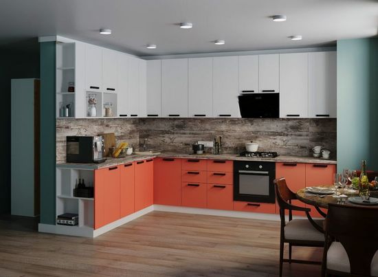 вариант компоновки модульная кухня ОСЛО