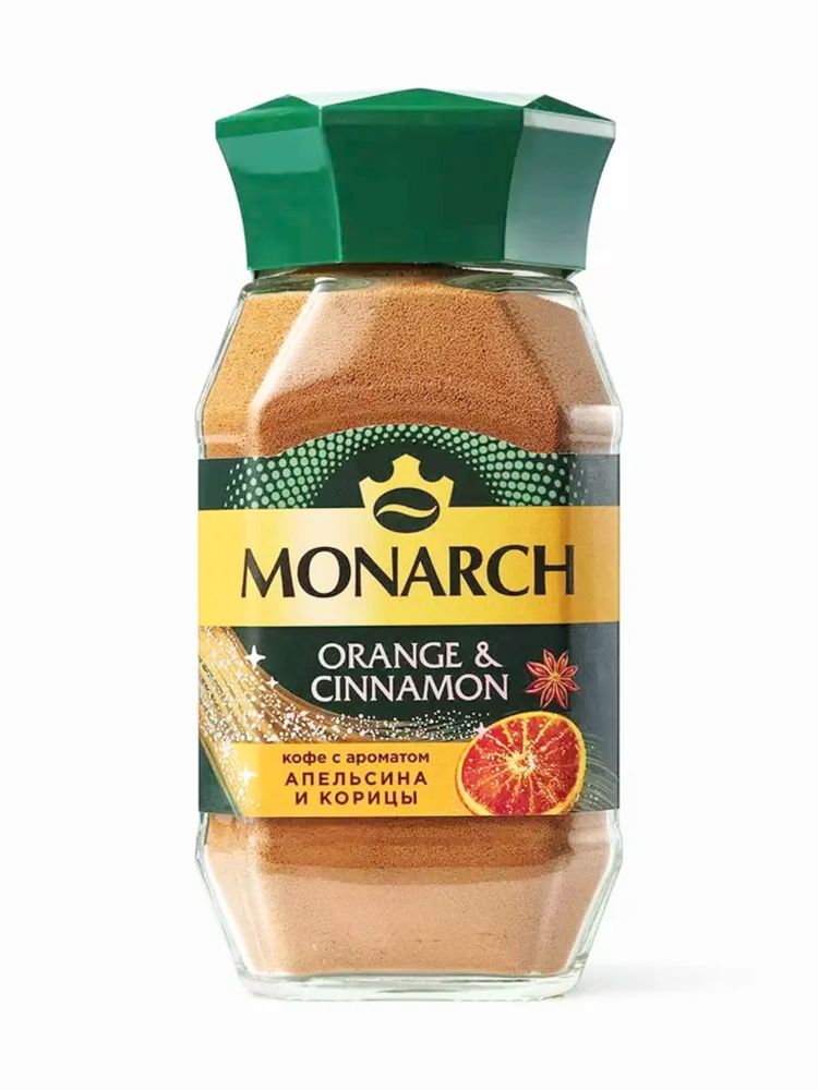 Кофе растворимый Monarch Апельсин и корица 90 г x 4 шт