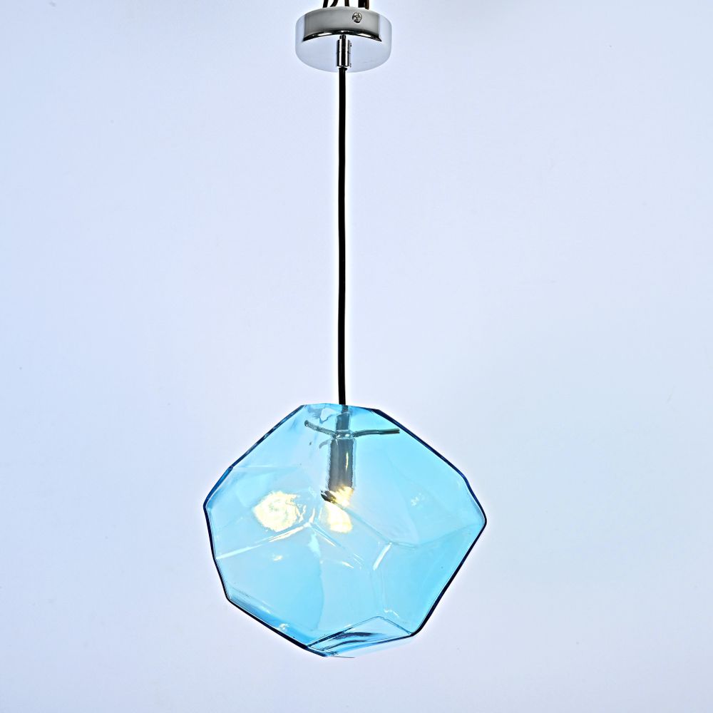 Подвесной Светильник Color Ice Cube Pendant Jevio 1 Голубой By Imperiumloft