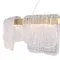 SL6021.203.66 Светильник подвесной ST-Luce золотистый/прозрачный LED 1*66W 3000K VOILE
