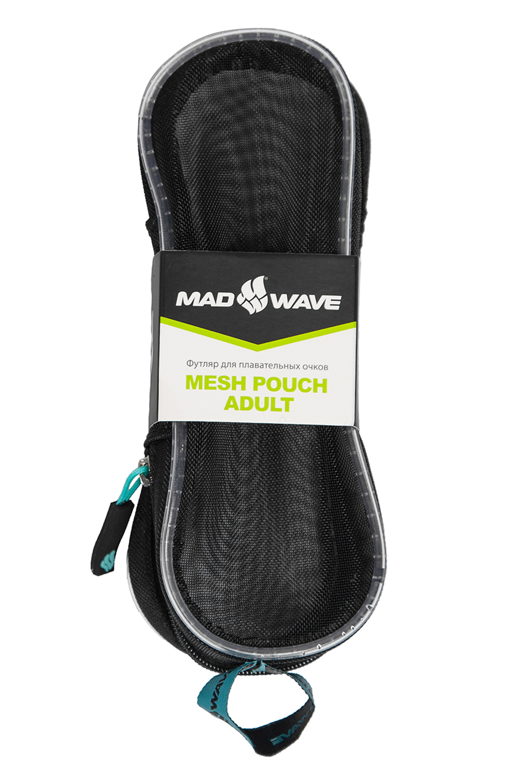 M0703 01 0 00W Футляр для плавательных очков Mesh Pouch Adult, MAD WAVE, Black