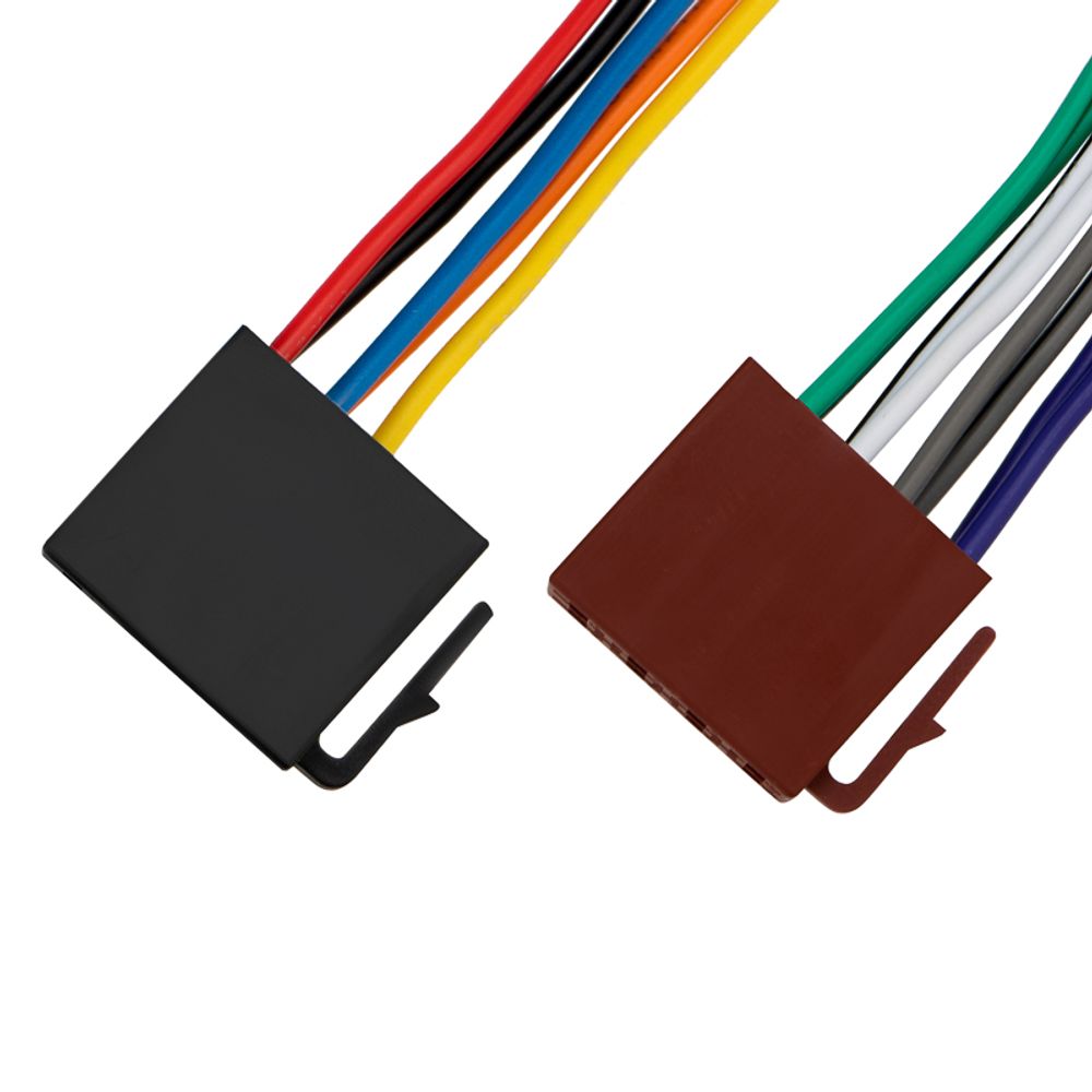 Разъем для автомагнитолы "Евро" ISO, 2 гнезда, 1шт. REXANT