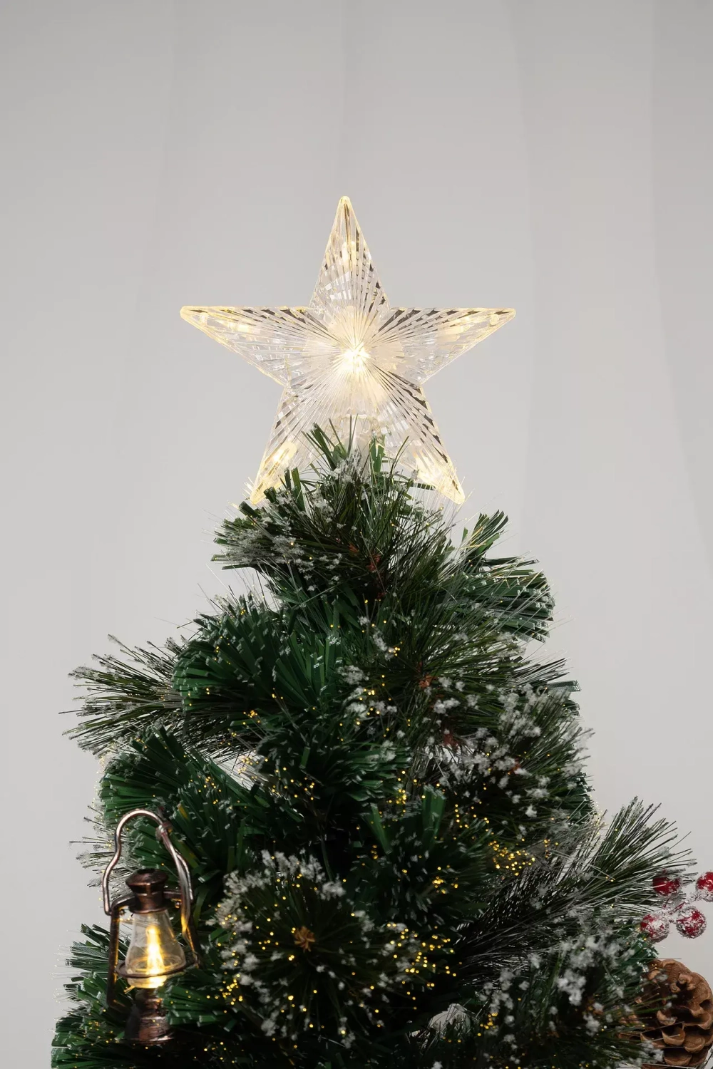 Оптоволоконная елка с LED лампочками Рождественские Огни 120 см., леска+пвх, контроллер (Т2301-120)