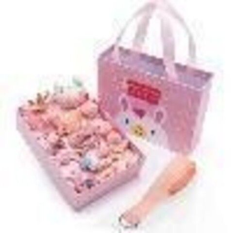 Подарочный набор заколок для девочек, цвет персиковый, 18 предметов