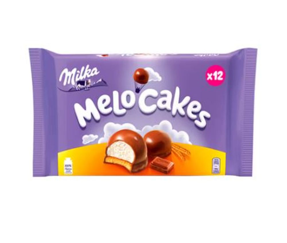 Печенье - суфле Milka MELO-CAKES 200гр