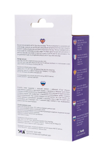 Фиолетовая изогнутая анальная вибропробка - 11,2 см. (Цвет: фиолетовый)