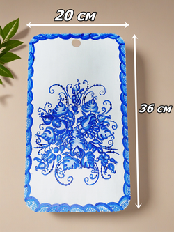 Доска ручная роспись Гжель. Декоративная