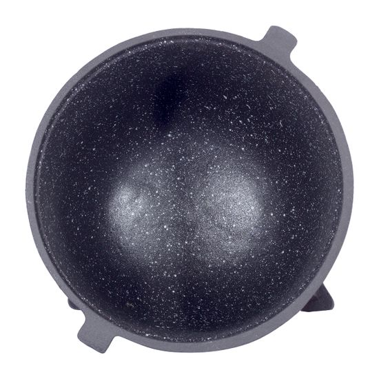 Котелок чугунный 7 л. на ножках с антипригарным покрытием Kamille KM 4801M