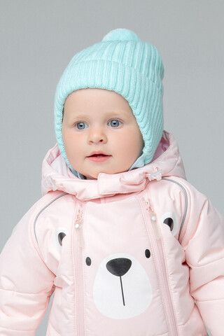 шапка  для девочки  КВ 20293/ш/светлая бирюза