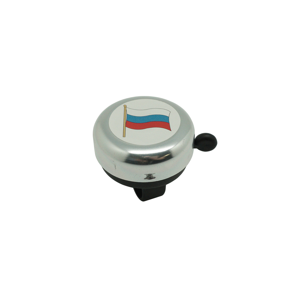 Звонок d53мм "Флаг" хромир., ал./пластик