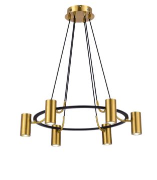 D2126-DWS-6 BLACK+BRASS (1) Светильник (NW)