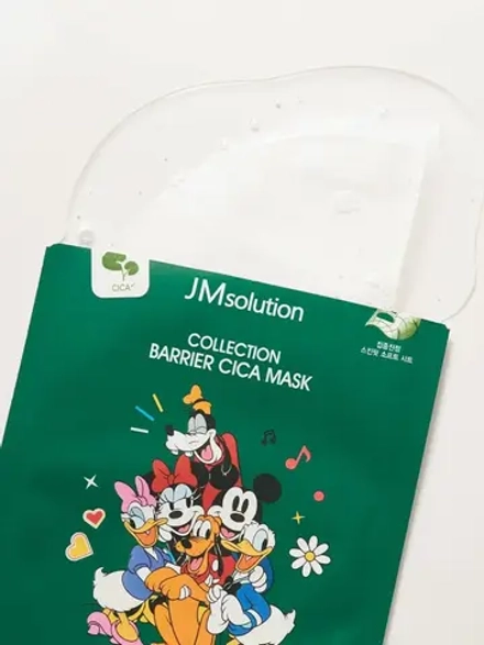 JMSOLUTION - МАСКА ТКАНЕВАЯ ДЛЯ ЛИЦА С ЭКСТРАКТОМ ЦЕНТЕЛЛЫ COLLECTION BARRIER CICA MASK, 30 МЛ