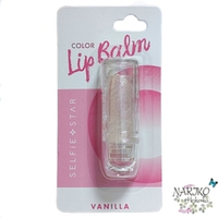 Бальзам-тинт для губ с ароматом Ванили SELFIE STAR Color Chancing Crystal Lip Balm Vanilla, 3,4 гр.