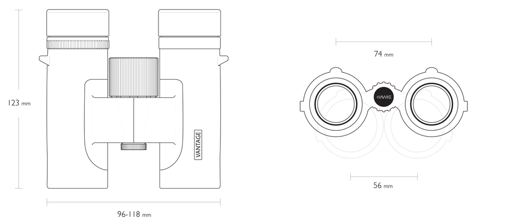 Бинокль Hawke Vantage 8x32 (Green) (34120)