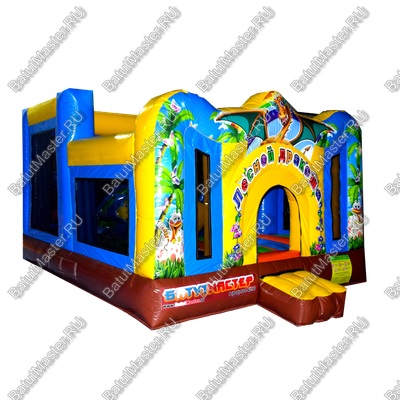 Надувной батут "Лесной дракон" 5*3.5*2.5 м