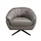 Вращающееся кресло 5138 из серой кожи