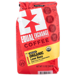 Equal Exchange, Organic Coffee, Love Buzz, цельные зерна, французская обжарка, 340 г (12 унций)