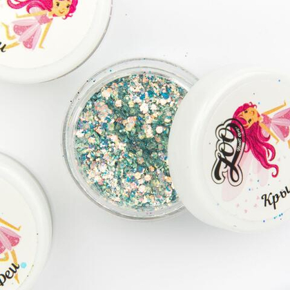 1402 Шестигранники микс "Крылья феи" 2 г, ZOO NAIL ART