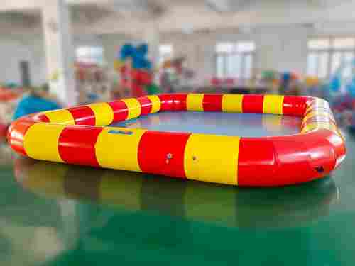 Надувной бассейн «Красно-желтый» 8*6*0,65 м