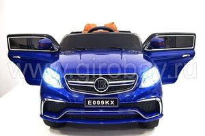 Детский электромобиль River Toys Mercedes E009KX синий