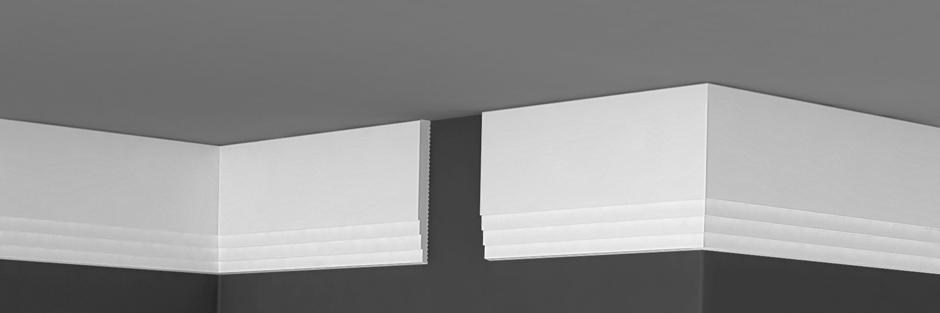 Плинтус потолочный Де-Багет П 12 120/12