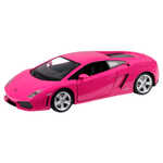 Модель 1:24 Lamborghini Gallardo, розовый,  откр. двери и багажник, свет, звук