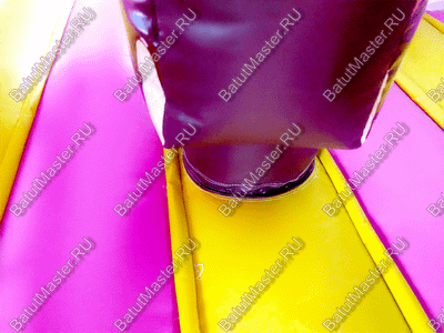 Коммерческий надувной батут "Мороженое розовое" 6*4*2,8 м