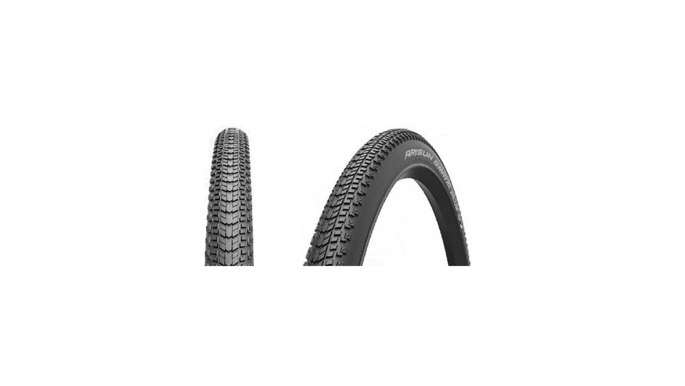 Покрышка ARISUN 700x38C (40-622), GRAVEL PLUS 38, FOLDING, 120TPI, черная