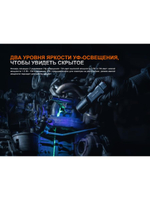 Фонарь Fenix тактический TK35R 5800 люмен с ультрафиолетом