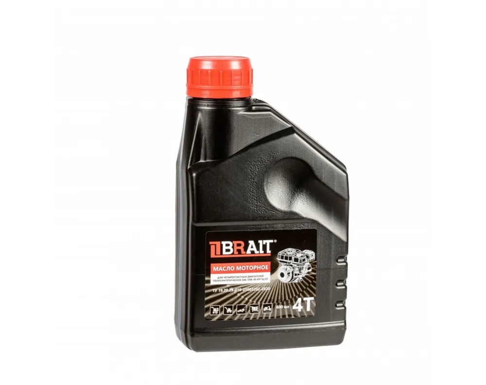 Масло Brait 4-Т SAE 10W-40 полусинтетическое 0,6л