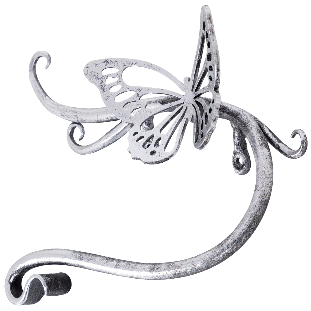 Держатель для туалетной бумаги Бабочка Эир Античное серебро