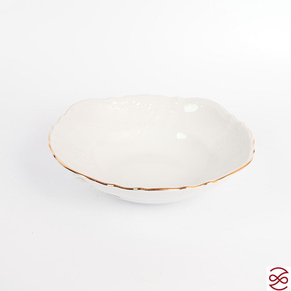 Салатник Bernadotte Белый узор 23 см